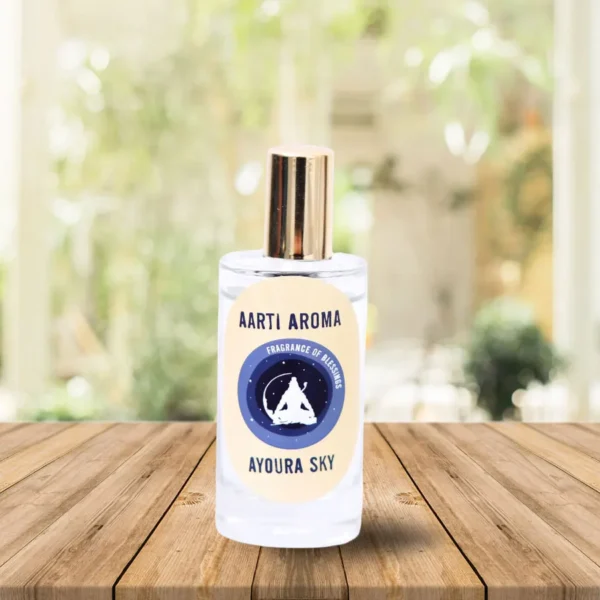 Ayoura Sky Aarti Aroma Perfume in Elegant Glass Bottle