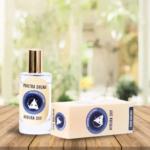 Natural Handcrafted Pavitra Dhuna Perfume in Elegant Bottle