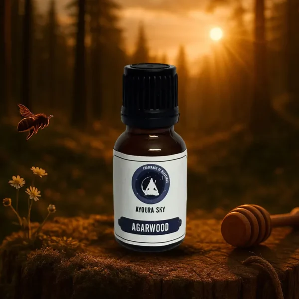 Agarwood Essential Oil – Pure Oil in Glass Bottle