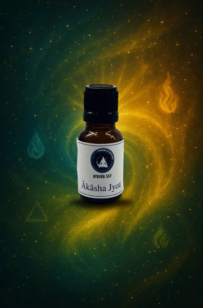 Akasha Jyoti Elemental Oil – Ritual Oil Bottle for Chakra