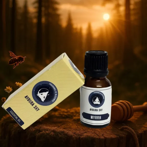 Pure Myrrh Essential Oil for Diffuser Use & Calming Ambience