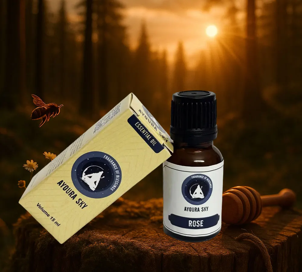 Rose Essential Oil for Diffuser & Romantic Home Fragrance