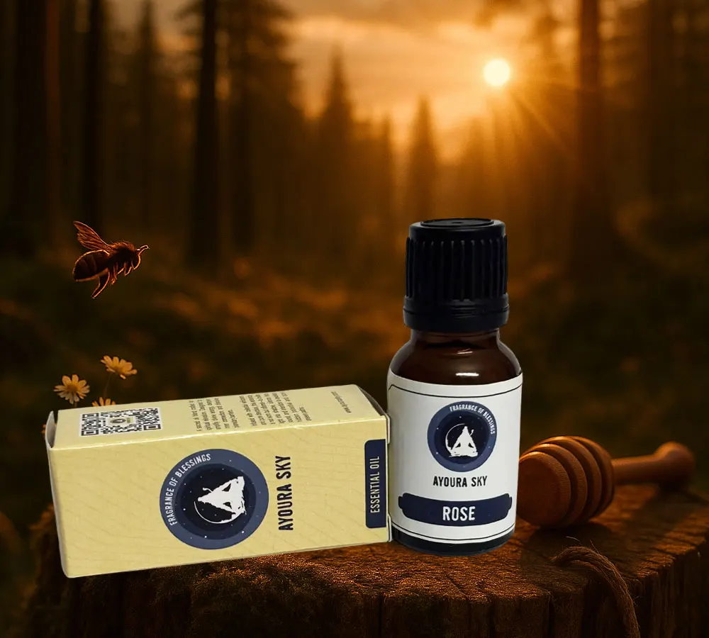 Rose Essential Oil for Natural Skincare Blending & Mood Lifting