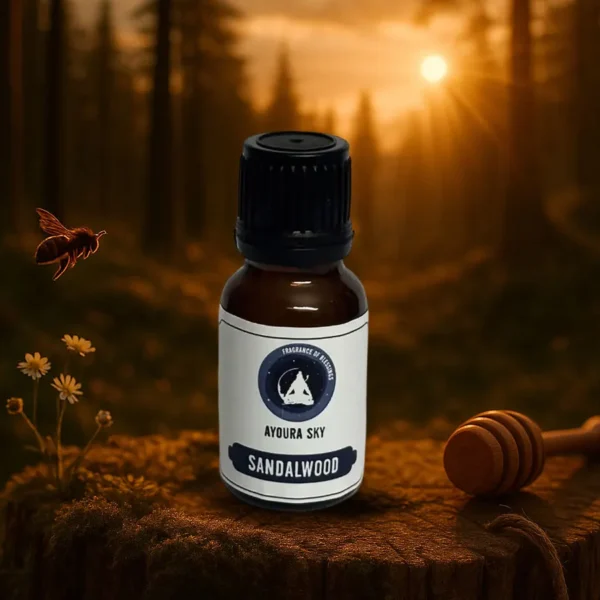 Ayoura Sky Sandalwood Essential Oil Bottle
