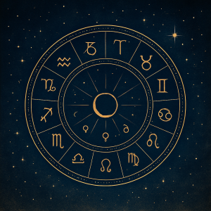 what is a birth chart illustration – Ayoura Sky cosmic blueprint